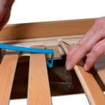 Gleiter für Bettgriffe - Montage 1