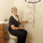 Haltestange mit schwenkbarem Griff